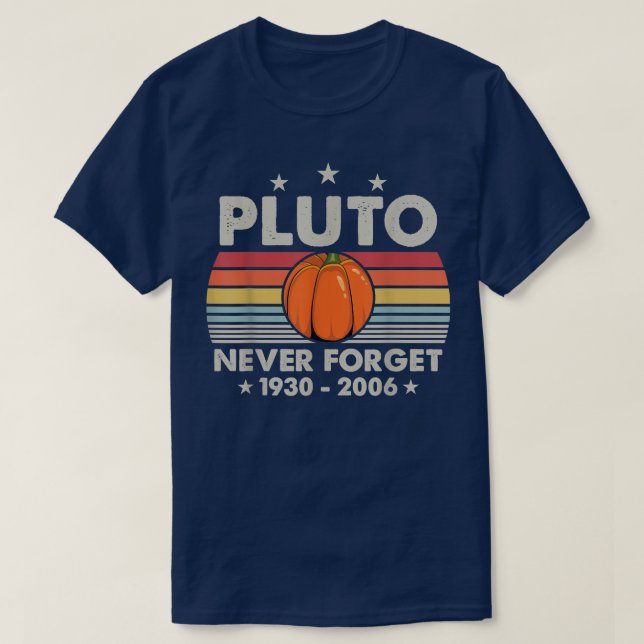 Pluto Glöm aldrig Lazy DIY Halloween Costume Funn T Shirt (Design framsida)