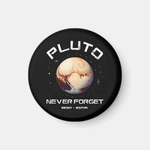 Pluto Glöm Aldrig Magnet