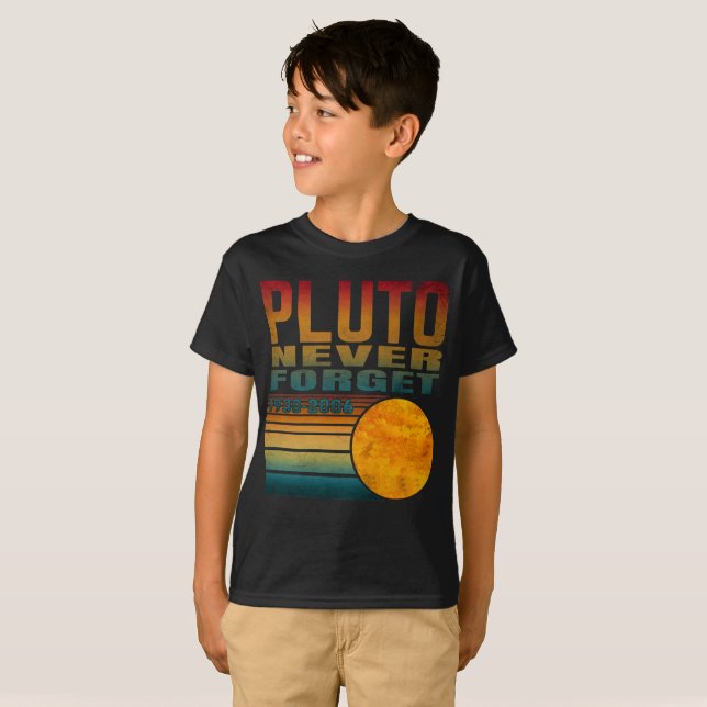 Pluto Glöm aldrig T-Shirt (Hel framsida)