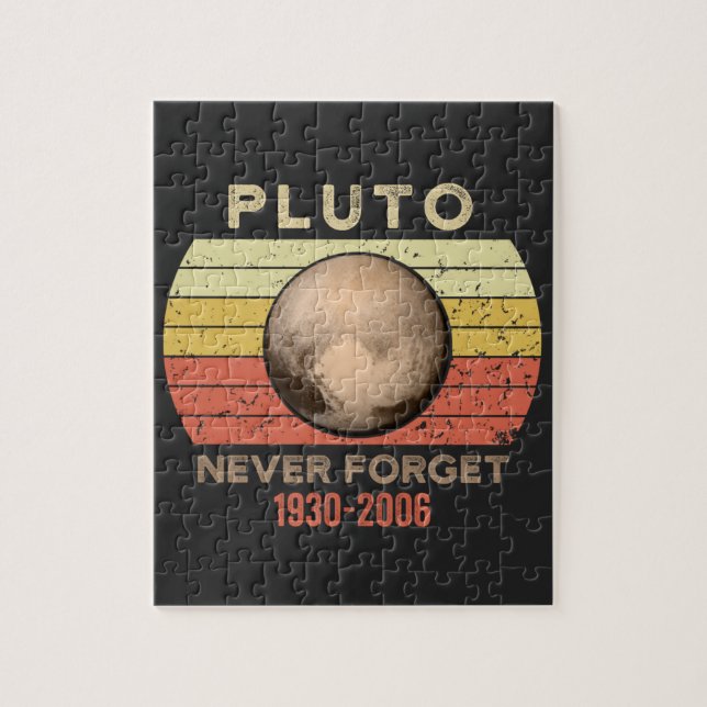 pluto glömmer aldrig, eris, måne, astronomi, astro pussel (Vertikal)