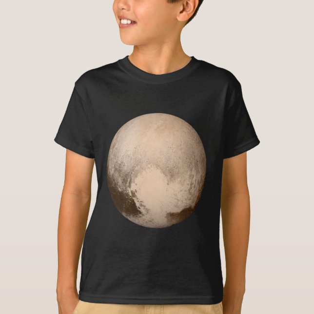 Pluto Hjärta-Beskådar T-shirt (Framsida)