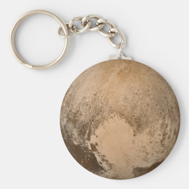 Pluto-hjärta Nyckelring (Framsidan)