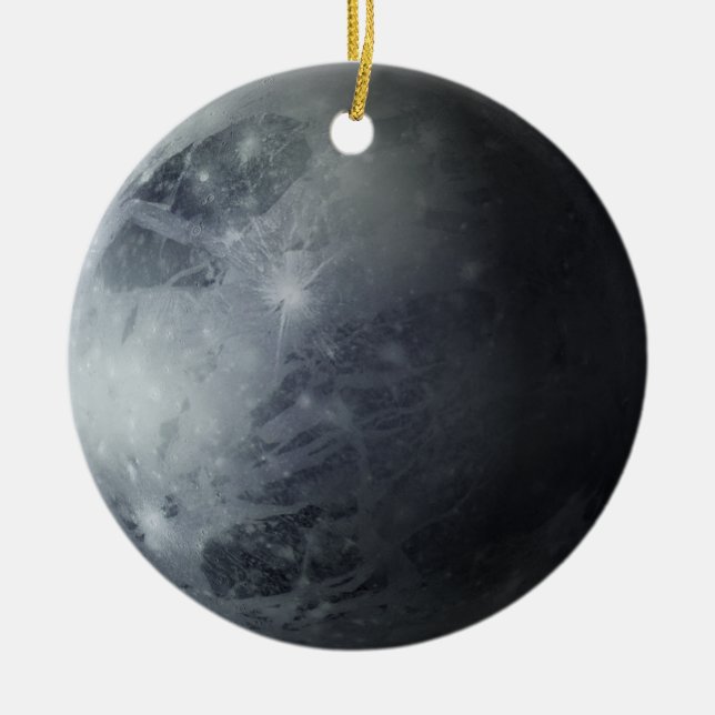 Pluto Julgransprydnad Keramik (Framsidan)