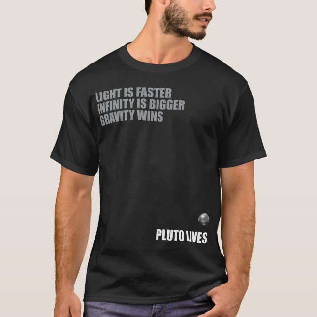Pluto livstider t shirt (Framsida)