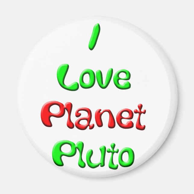 Pluto Magnet (Framsidan)