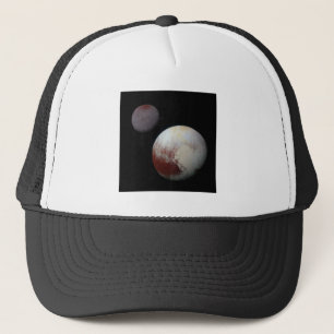 Pluto & Måne Charon från New Horizons NASA Keps