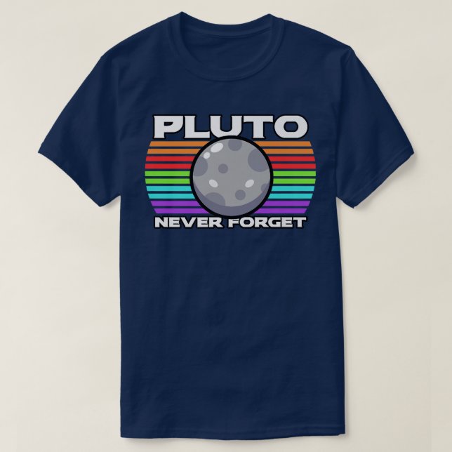 Pluto Never Forget 1930-2006 T Shirt (Design framsida)