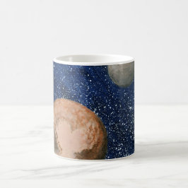 Pluto och Charon Kaffemugg