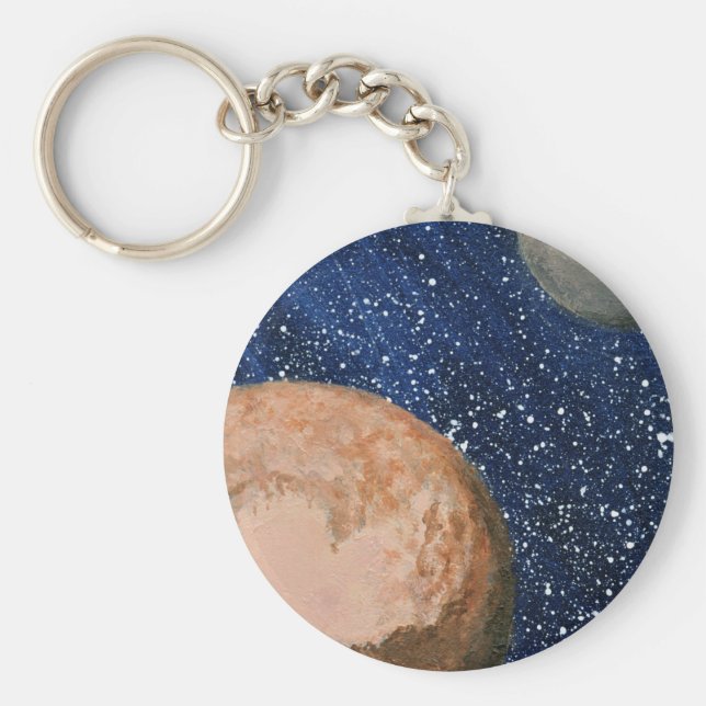 Pluto och Charon Nyckelring (Framsidan)