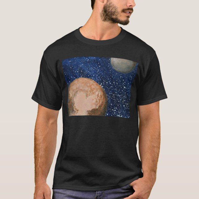 Pluto och Charon T-shirt (Framsida)
