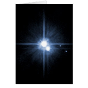Pluto och dess Måne- Charon, Nix och Hydra- Unlab Hälsningskort