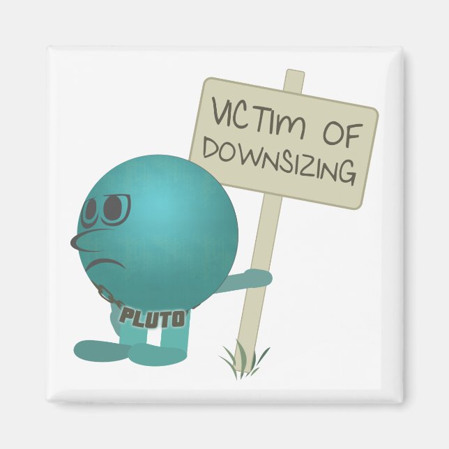 Pluto: Offret för nedmontering Magnet (Framsidan)