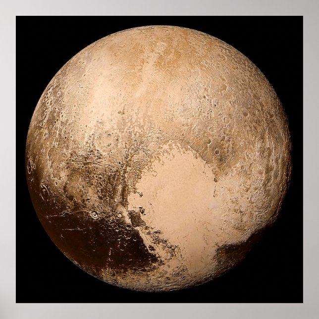 Pluto Planet Poster (Framsidan)