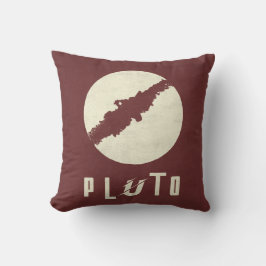 Pluto Planet Rymd Design Kuddcover Kudde