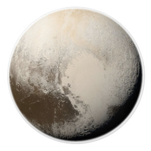 Pluto Planet Solsystemt Elegant Gråbeige Skorpione Knopp