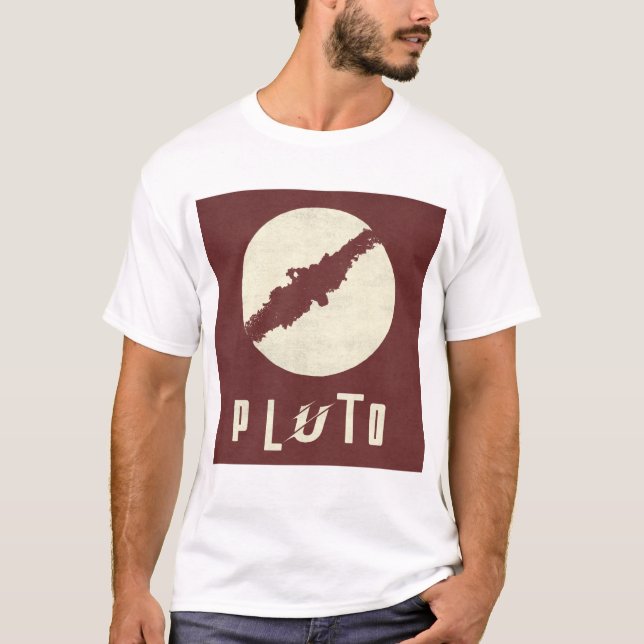Pluto Planet T-Shirt (Framsida)