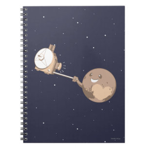 Pluto Selfie Anteckningsbok