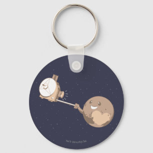 Pluto Selfie Nyckelring