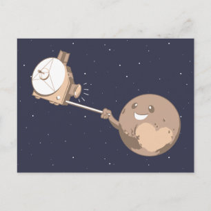 Pluto Selfie Vykort
