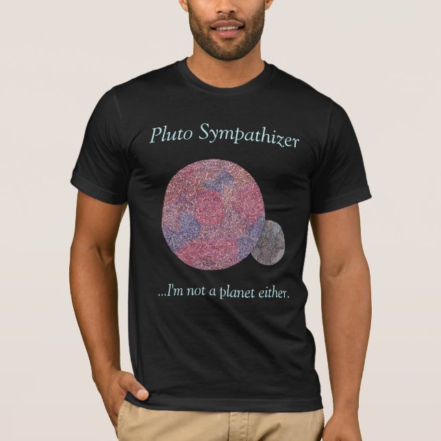 Pluto sympatisör tee (Framsida)