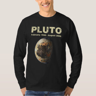 Pluto the Planet Memorial Äventyr Science Graphi T Shirt