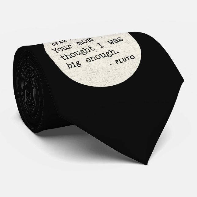 Pluto VAR stor nog. Kosmisk humor Slips (Rullad)