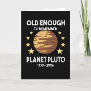 Pluto Vintage Planet Pluto Day Space Galaxy Kort