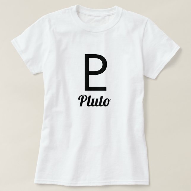 Plutos symbol tee shirt (Design framsida)
