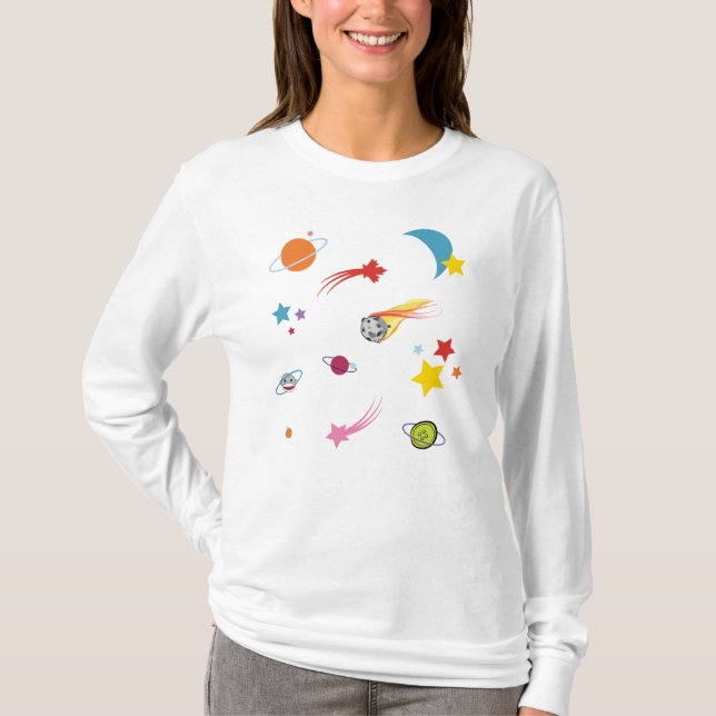 Plutoverse-Långärmaden T Shirt (Framsida)