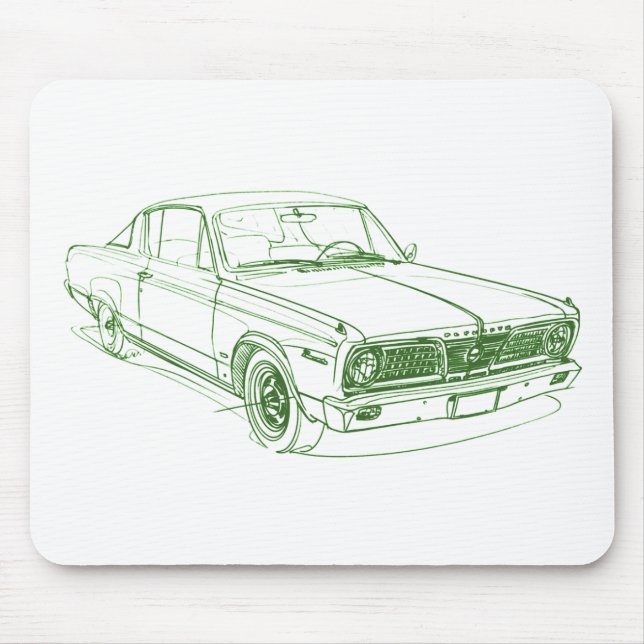 Ply Barracuda 1966 Musmatta (Framsidan)