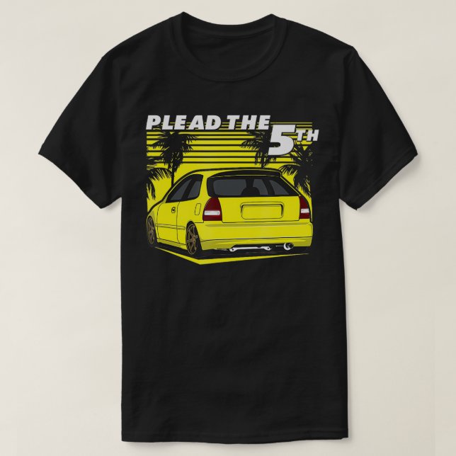 Ply the 5th Civics Hatch EK T Shirt (Design framsida)