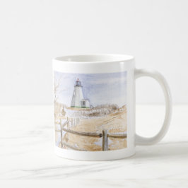 Plymadow Lighthouse Watercolor Kaffemugg
