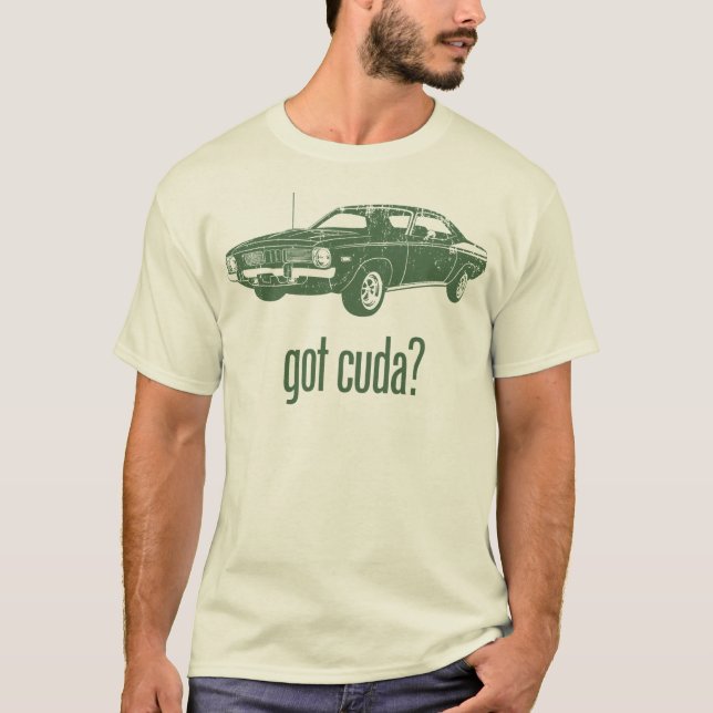 Plymouth Barracuda 1970 Tee Shirt (Framsida)