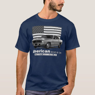 Plymouth Barracuda American Muscle 60s 70s Gamla ä T Shirt