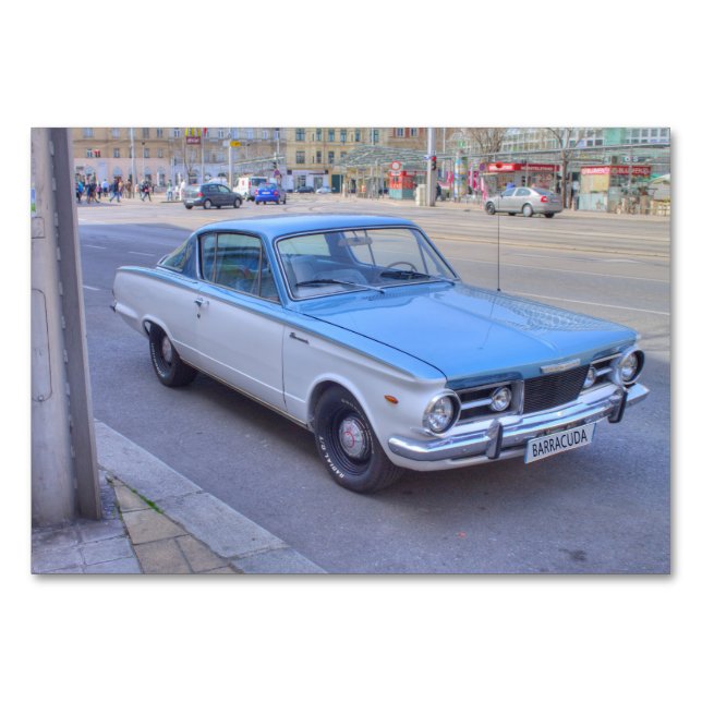 Plymouth Barracuda Bordsnummer (Framsidan)