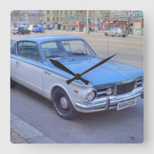 Plymouth Barracuda Fyrkantig Klocka