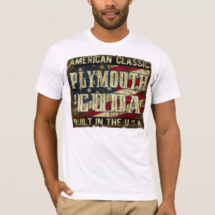 Plymouth Barracuda - klassikerbil som byggas i USA Tee