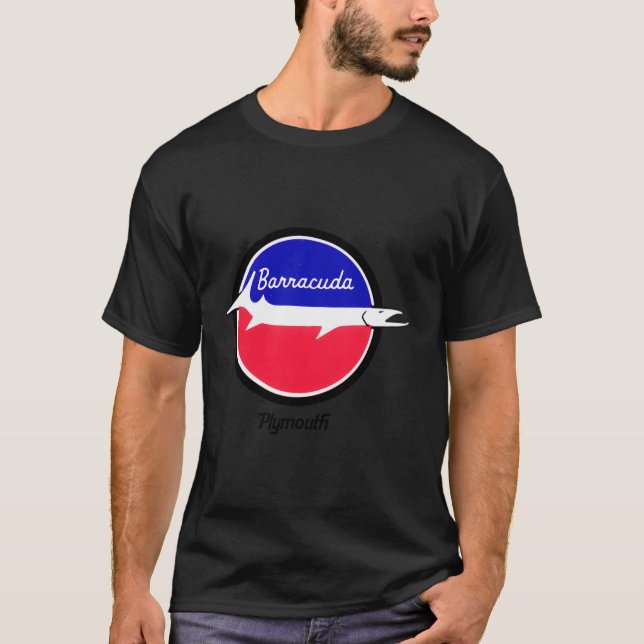 Plymouth Barracuda T Shirt (Framsida)