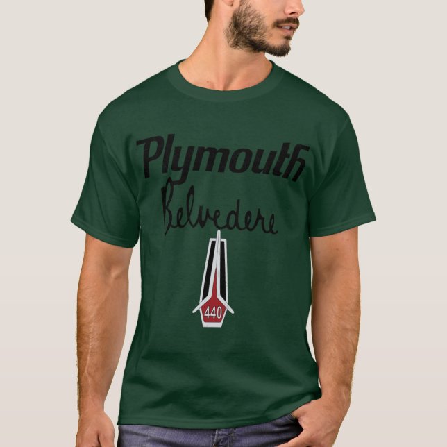 Plymouth Belvedere T Shirt (Framsida)
