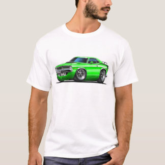 Plymouth Cuda grön bil 1970 T Shirt