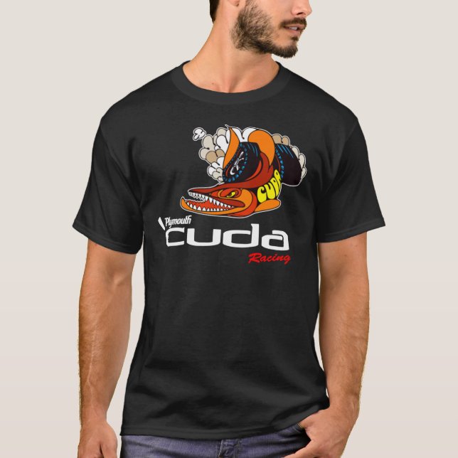 Plymouth Cuda Shirt, Decal, Hoodie, Mask   T Shirt (Framsida)