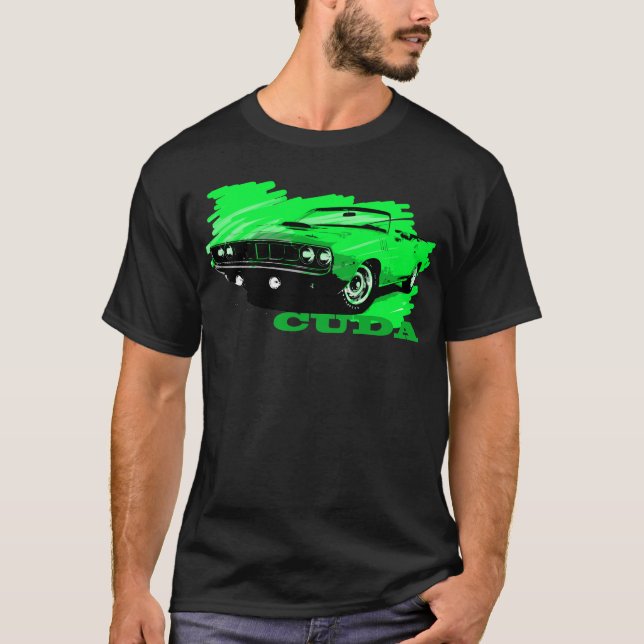 Plymouth Cuda T Shirt (Framsida)
