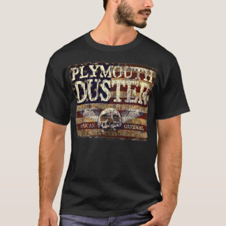 Plymouth dammtrasa mot eroderad flagga - vinge för t-shirt