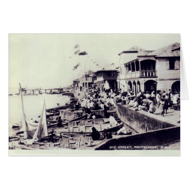 Plymouth - fjärdgata hälsningskort (Framsidan Horizontal)