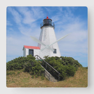Plymouth fyr, "gurneten" Massachusetts Fyrkantig Klocka