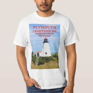 Plymouth fyr, Massachusetts T-tröja T Shirt