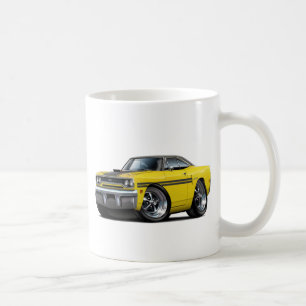 Plymouth GTX Gult-Svart bästa bil 1970 Kaffemugg