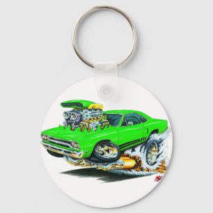 Plymouth GTX limefruktbil 1968-69 Nyckelring
