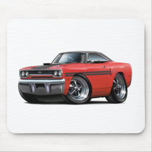 Plymouth GTX Röd-Svart bästa bil 1970 Musmatta