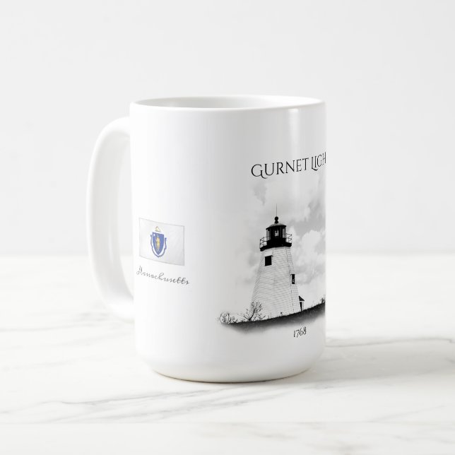 Plymouth (Gurnet) Light Kaffemugg (Framsida vänster)